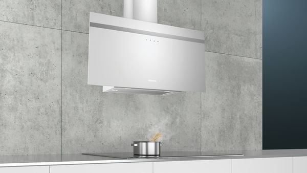 Siemens LC95FCJ20T Gri 90 cm Cam Duvar Tipi Ankastre Davlumbaz