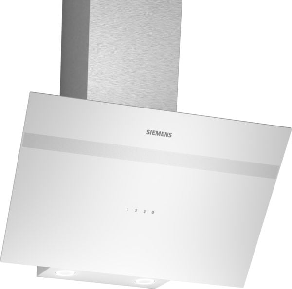 Siemens LC64KPJ20T 60 cm Beyaz Cam Davlumbaz