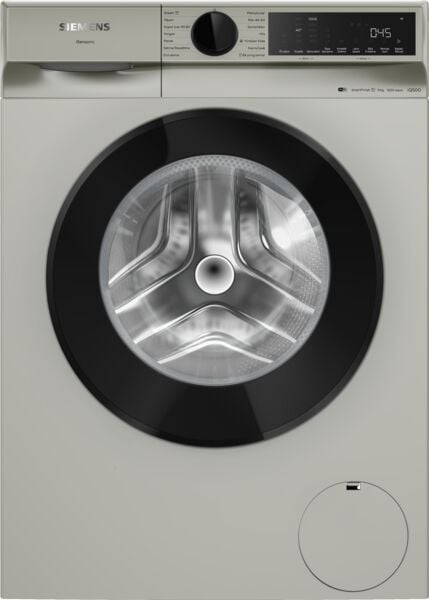 Siemens WG42K2ZXTR iQ500 Çamaşır Makinesi 9 kg 1200 dev./dak., Gümüş